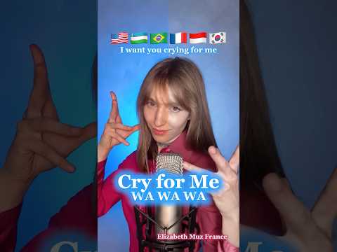 🇺🇸🇺🇿🇮🇩 Cry for Me O‘zbekcha Português English Indonesia 한국어 #viral #shorts #music #song