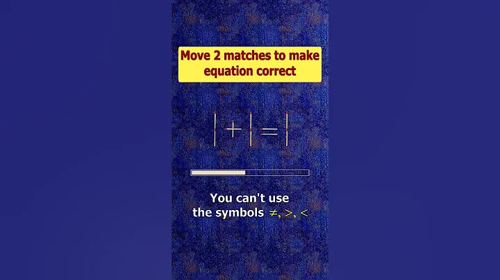 Fix the equation by moving 2 sticks #shots #puzzles #logicpuzzles #mathspuzzle #hindipuzzles