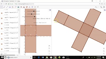 Surface Area and Volume using Geogebra