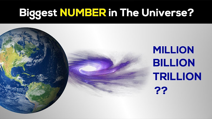 What is the biggest number in the whole entire world