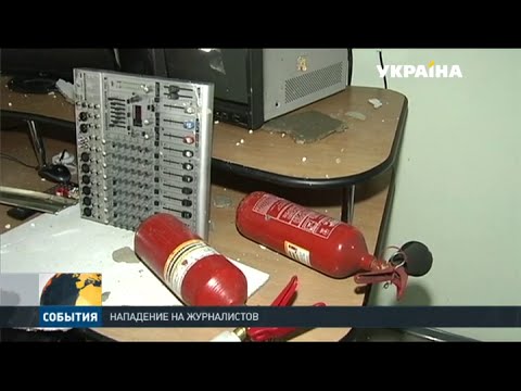 После нападения на телеканал Интер его сотрудники вышли на работу 