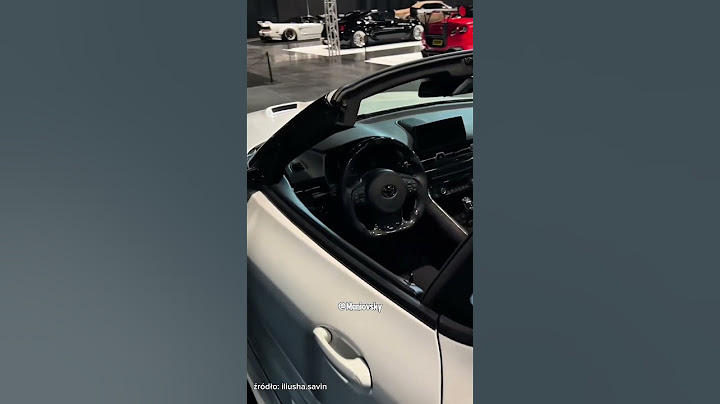 Toyota Supra MK5 Targa LBWK Se7en by Budda na wystawie
