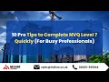 How to Fast-Track Your NVQ Level 7 in Construction Senior Management