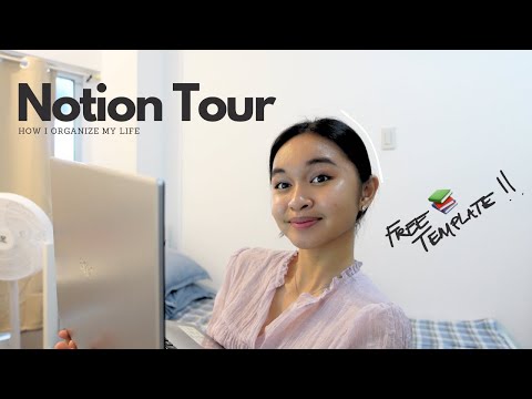 How I Organize My Life✨ Notion Tour!!👩🏻‍💻 || Free Template