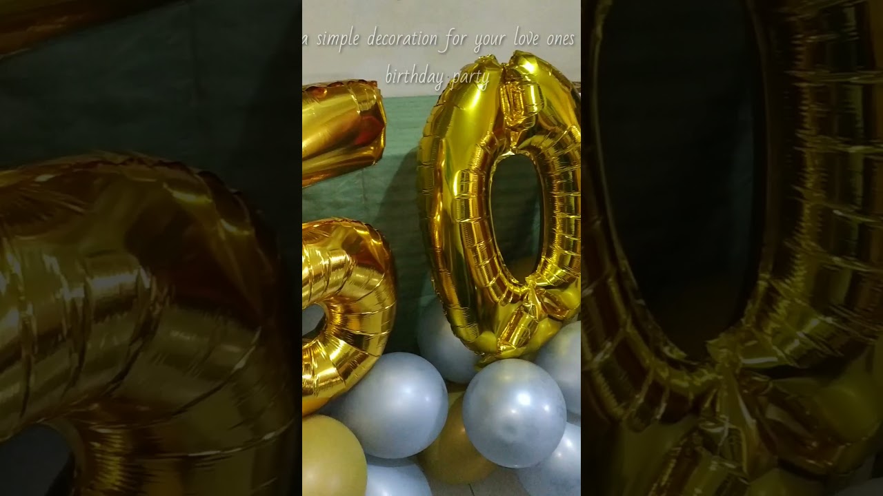 SIMPLE BIRTHDAY DECORATIONS AND CAKE IDEAS (FOR YOUR LOVE ONES)