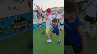 Great block on the line 💪 Practical Tutorial For You! Learn A New skill! #dribblecoach #football