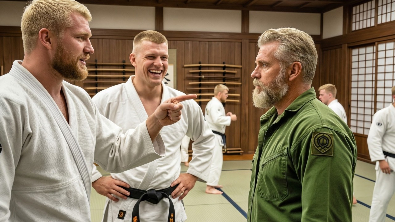 «Безобидный» вызов старому ВЕТЕРАНУ — стал РОКОВОЙ ОШИБКОЙ для черного пояса!