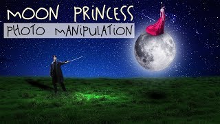 Moon Princess Photo Manipulation | Photoshop Tutorial CC | Pix Club screenshot 5