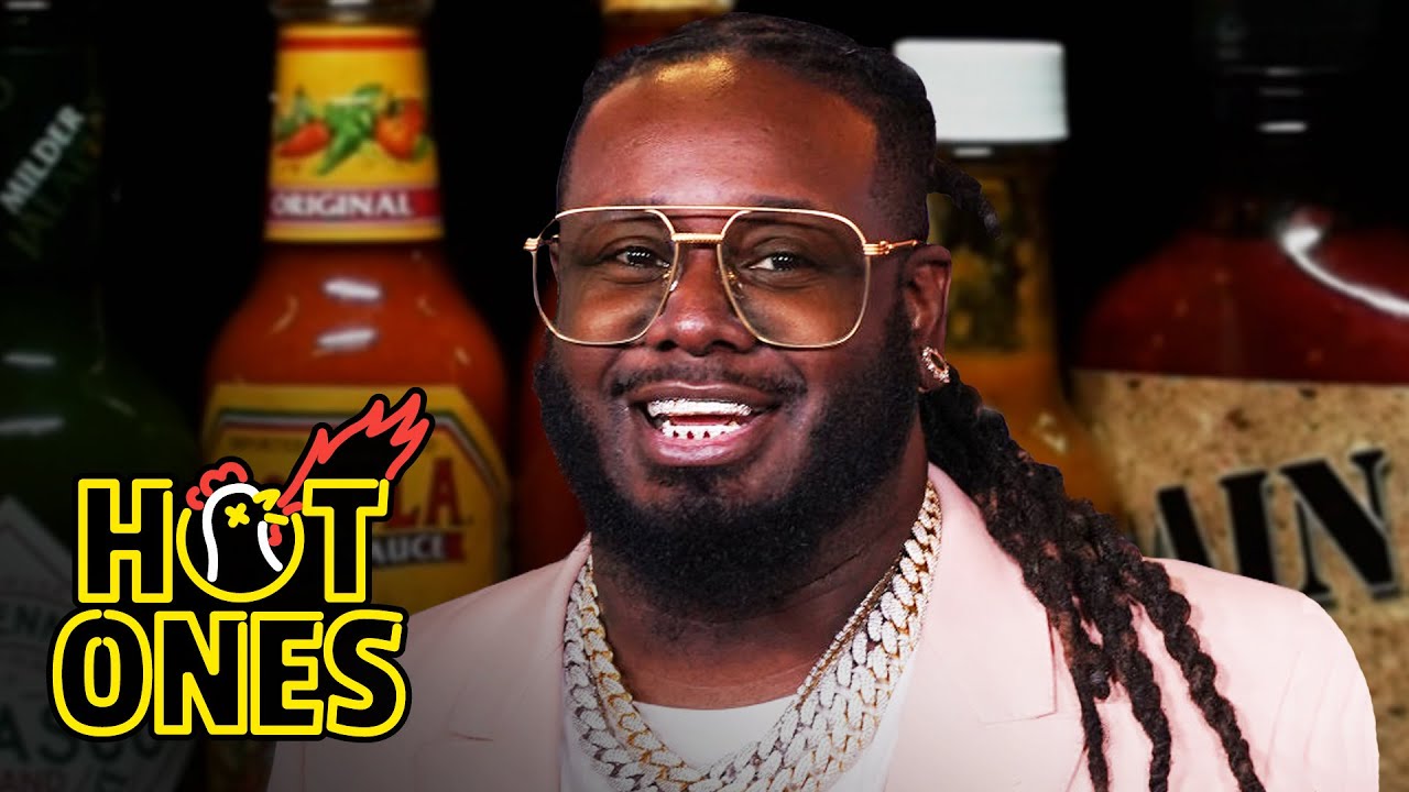 T-Pain Tastes Gas While Eating Spicy Wings | Hot Ones