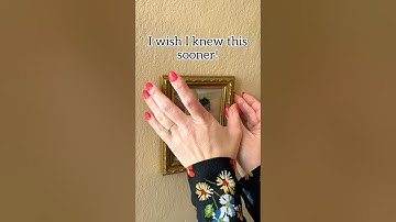 Use zip ties to create hooks for hanging picture frames! #hometips #memories #homedesign