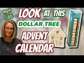 LOOK at this DOLLAR TREE 25 DAY ADVENT CALENDAR | FANTASTIC MUST SEE DIY