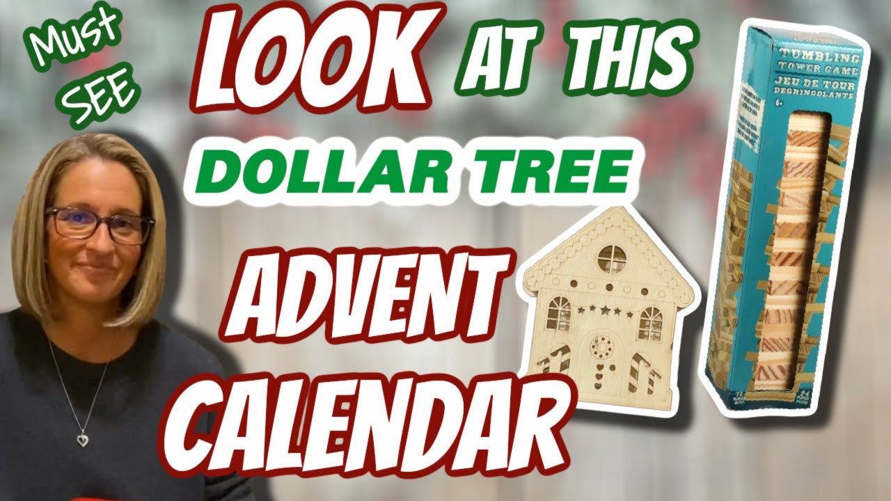LOOK at this DOLLAR TREE 25 DAY ADVENT CALENDAR | FANTASTIC MUST SEE DIY -  YouTube