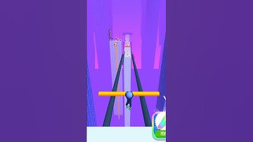 Roof Rails Lvl.21 - The Girl is Teasing Roof Man | From Fail to Victory #shorts#games #roofrails