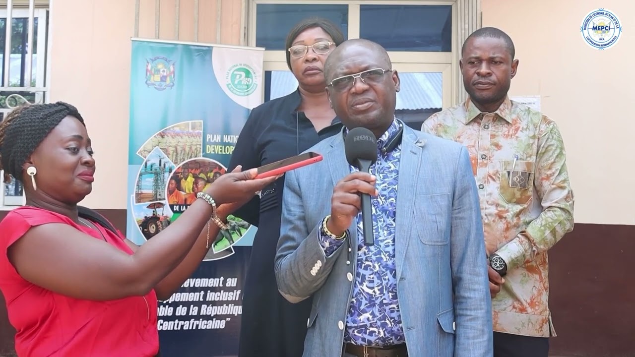 RCA : Le MEPCI organise un atelier pour la validation du PAP du Plan National de Développement !