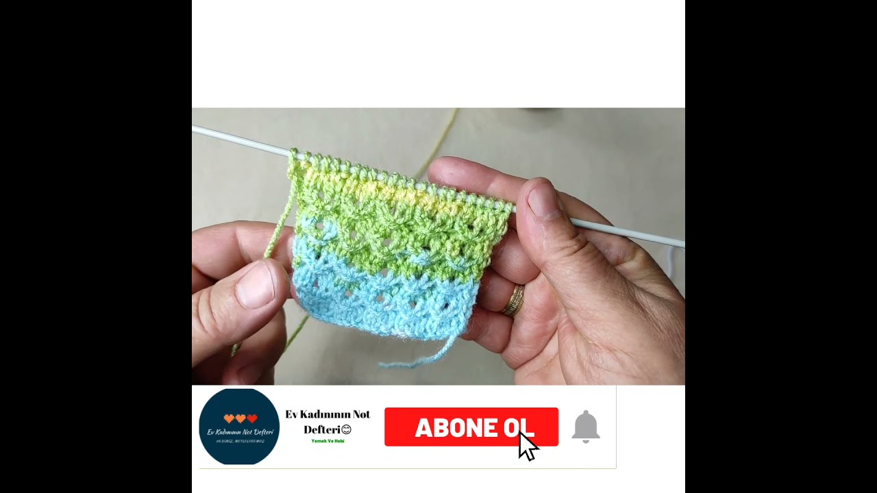 solaklar için Bebek örgüleri için çok kolay çatlak kahve örneği yapalım