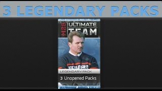3 Legendary Pack Opening NEW 99 Madden 25 Mike Vick 14 Legend Bundle Soon