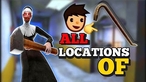 All locations of crowbar in evil nun
