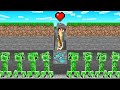 Minecraft 1 HEART ONLY Challenge!