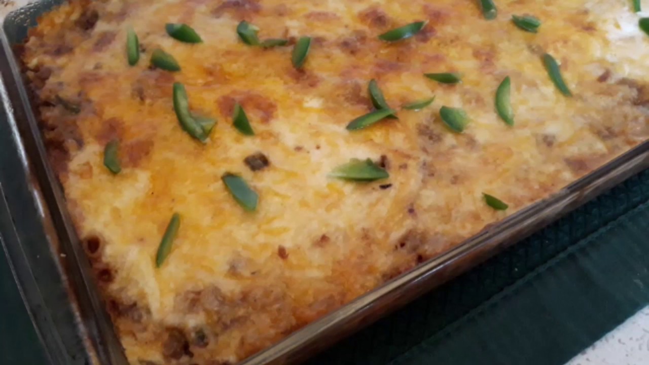 Mexican Beef Spicy Casserole YouTube