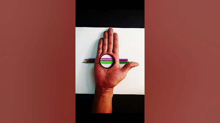Hole in hand optical illusion #art #3d  #foryou