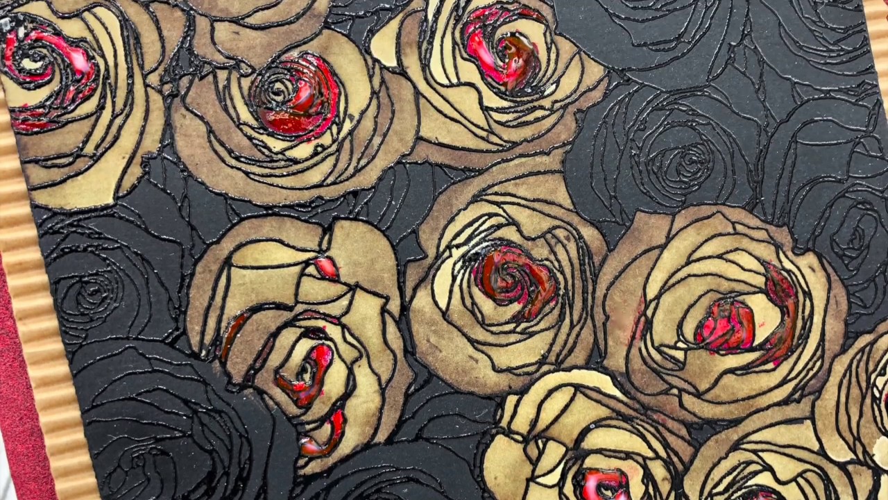 How to use background stamps part two - YouTube