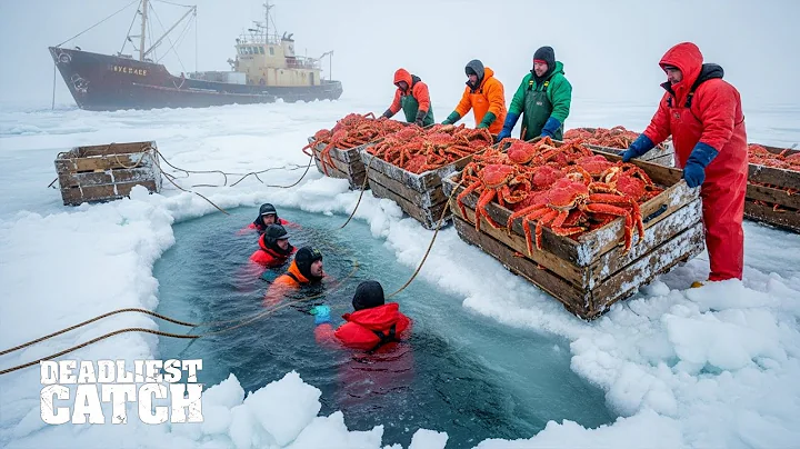 How Fishermen in Alaska Haul Up $1.2 Million of King Crab Through 2.5 Meters of Ice
