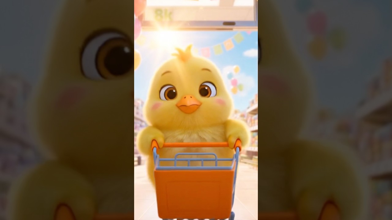 Little Chick Gets Lost In The Supermarket! Finds New Friends In The Aisle!