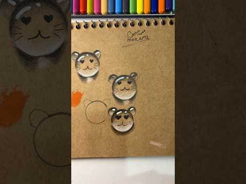 أسهل رسمة 🤯 رسمت رسمة ثلاثية الأبعاد باقلام رصاص بكل سهولة #drawing #art #رسم