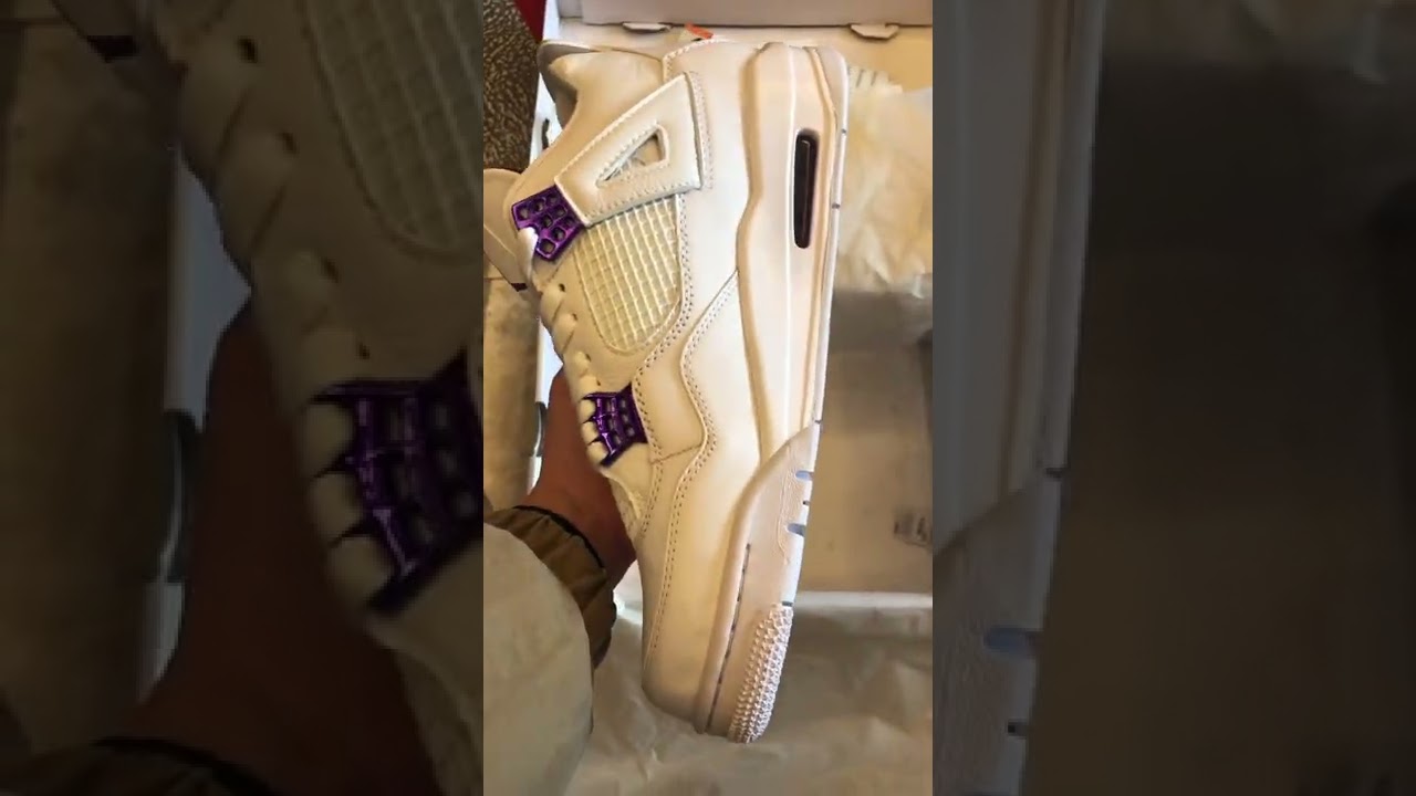 Jordan 4 Retro Metallic Purple