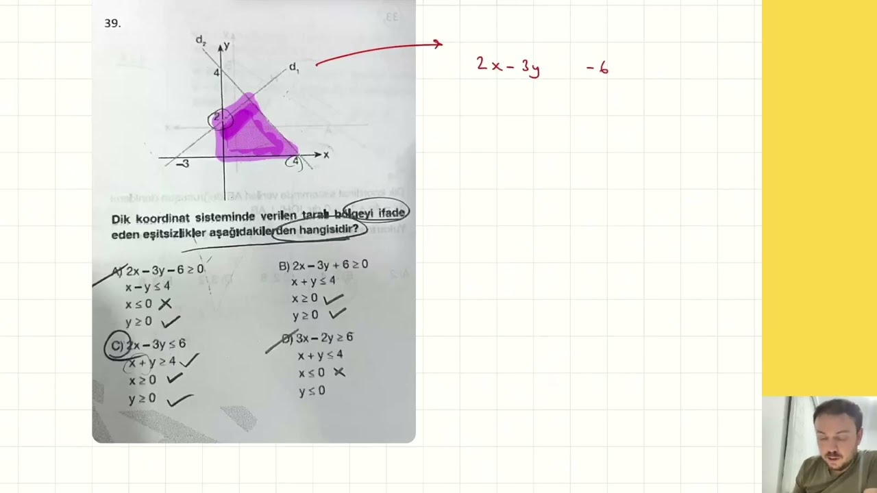 YKS 2026 Denklem ve Eşitsizlikler bir tür ÜÇ SORU