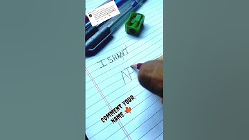 ISHANT 🏅Name logo 🍁design😱#ytshots #viral #shorts #trend