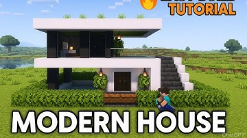 Minecraft Modern House | Easy Build Tutorial (Step by Step Guide)