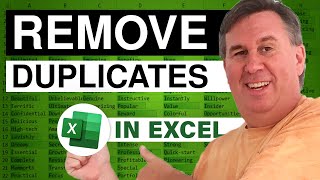Excel  - Removing Duplicates - Episode 415