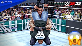 WWE 2K23 - Stone Cold vs. The Undertaker - WrestleMania XL Main Event Match | PS5™ [4K60]