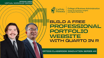 Build a Free Professional Portfolio Website with Quarto | CCIDM at Cal Poly Pomon