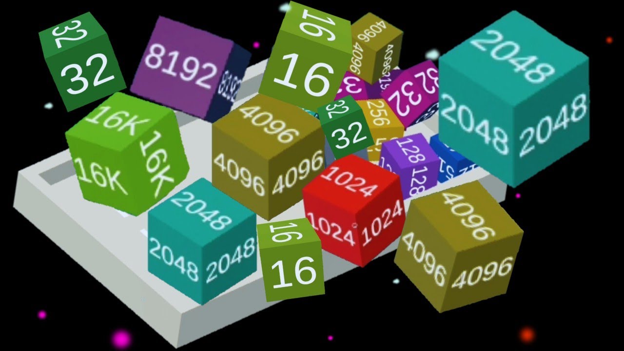 2048 Merge Cube 3D : Isometric - Gameplay #gameparkarea #3dgames # ...