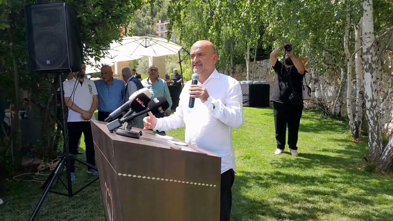 كلمة النائب سيمون ابي رميا في غدائه التكريمي لبلديات ومخاتير قضاء جبيل في دارته في اهمج.