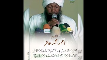 سورة القلم ||الشيخ د. أحمد محمد طاهر - حفظه الله