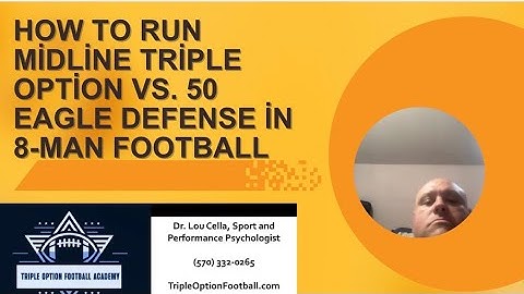 How to Run Midline Triple Option vs. 50 Eagle Defense in 8-Man Football