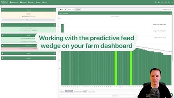 Working with the predictive feed wedge on your farm dashboard displaying as covers or total feed