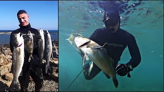 Ψαροντούφεκο - Λαβράκια, Σαργοί την Άνοιξη - Spearfishing in Spring ..Sea Bass, White Seabreams..!