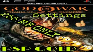 OMG😲| GOD OF WAR 255 MB ONLY+ SETTINGS +PSP GOLD screenshot 5