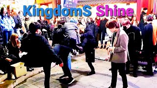 20190110_203444《Pentagon_Shine》#KingdomS(킹덤즈) 펜타곤#빛나리 홍대버스킹 #SnowHorse