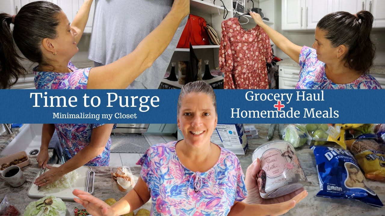 1st Grocery Trip of the year | Deciding to Minimalize my closet and homemade meals for the family