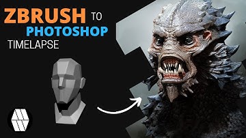 ZBrush to Photoshop Timelapse - 