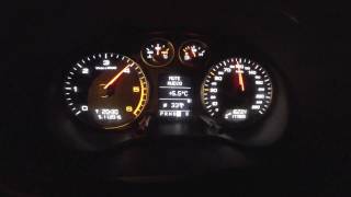 0-180 KM/H 2009 AUDI A3 2.0 TDI S TRONIC 103 KW (140 ps)