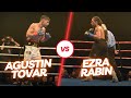 Lightweight boxing match highlights between agustin tovar and  ezra rabin highlights