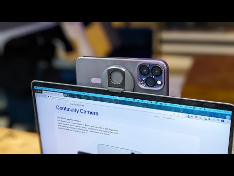 The Belkin MagSafe iPhone Webcam Mount + Continuity Camera Review!