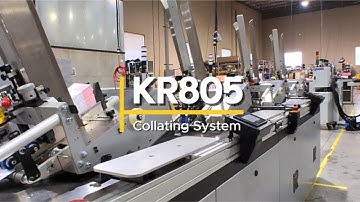 KR805 Collating System from Kirk-Rudy | Smarter Batching and Modern Controls
