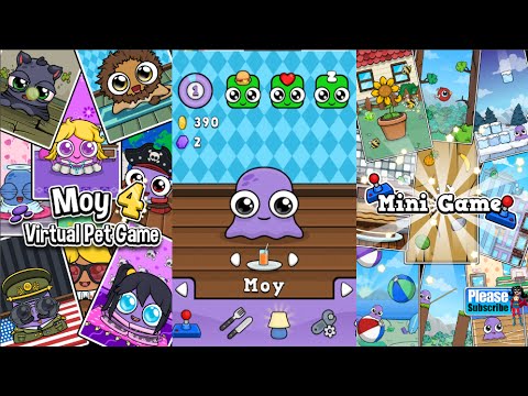 Moy 4 Virtual Pet Game Videos games for Kids - Girls - Baby Android İOS Free 2015